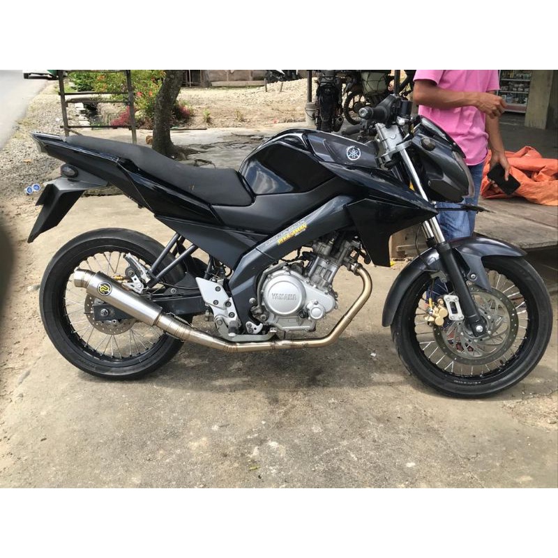 Knalpot Vixion New Advance Semi Kompetisi 155cc 200cc Pekajaman Racing Muffler