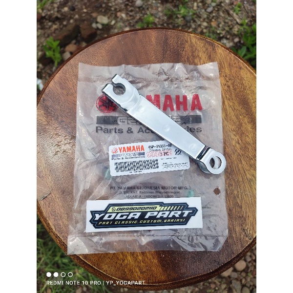 PAHA ENGKOL TUAS REM BELAKANG YAMAHA BYSON ORIGINAL ORI CHROME CROME PNP PIO SCORPIO RXKING GL MP TI