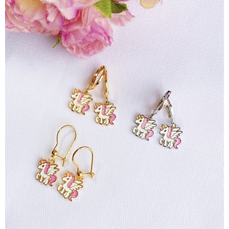 Anting Anak Unicorn Lapis Emas