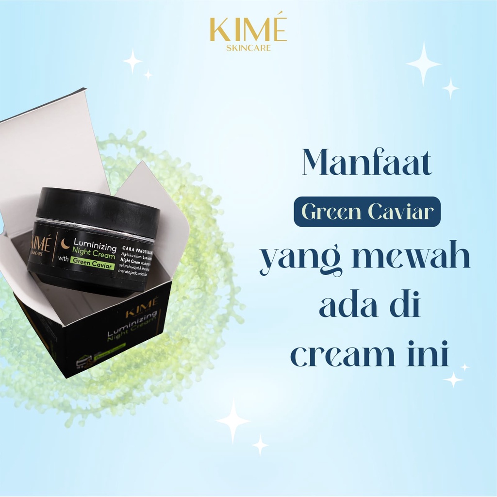krim siang Kime skincare luminizing jeju day cream BPOM 100% Original