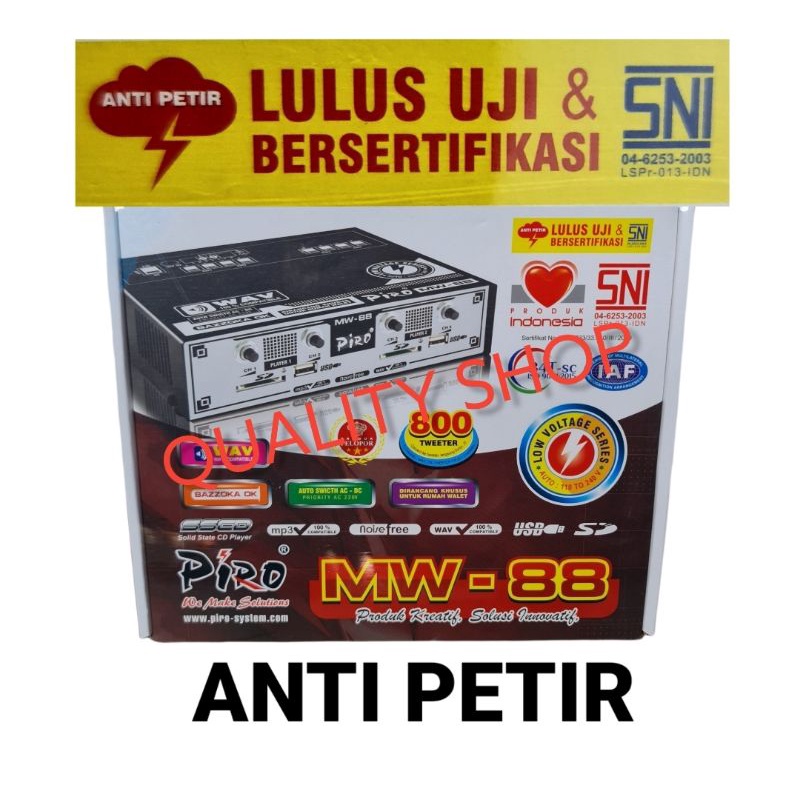 Amplifier walet Piro mw88 MW 88 original