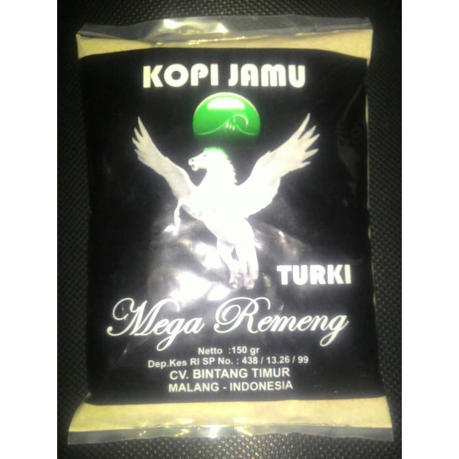 

Kopi Jamu Hitam Sin Mega Remeng Turki - ju1375