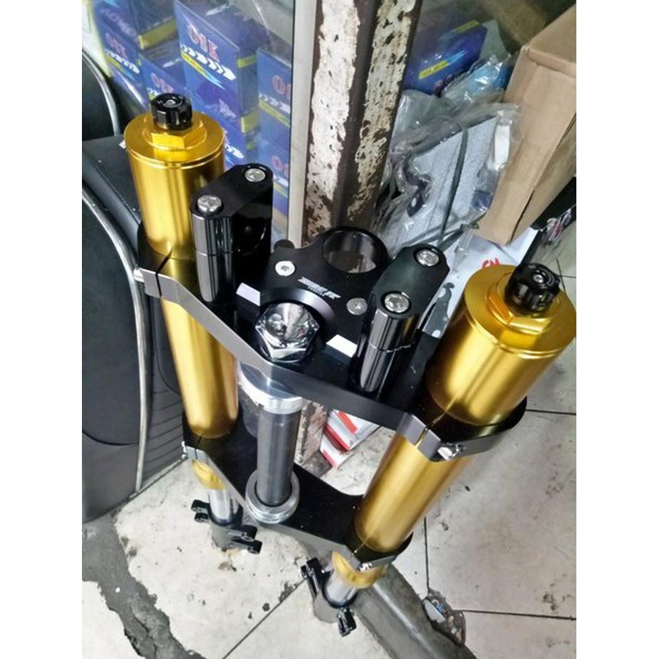 Jual Shock Depan Upside Down Rx King Byson Vixion Scorpio Double Disk Indonesia Shopee Indonesia