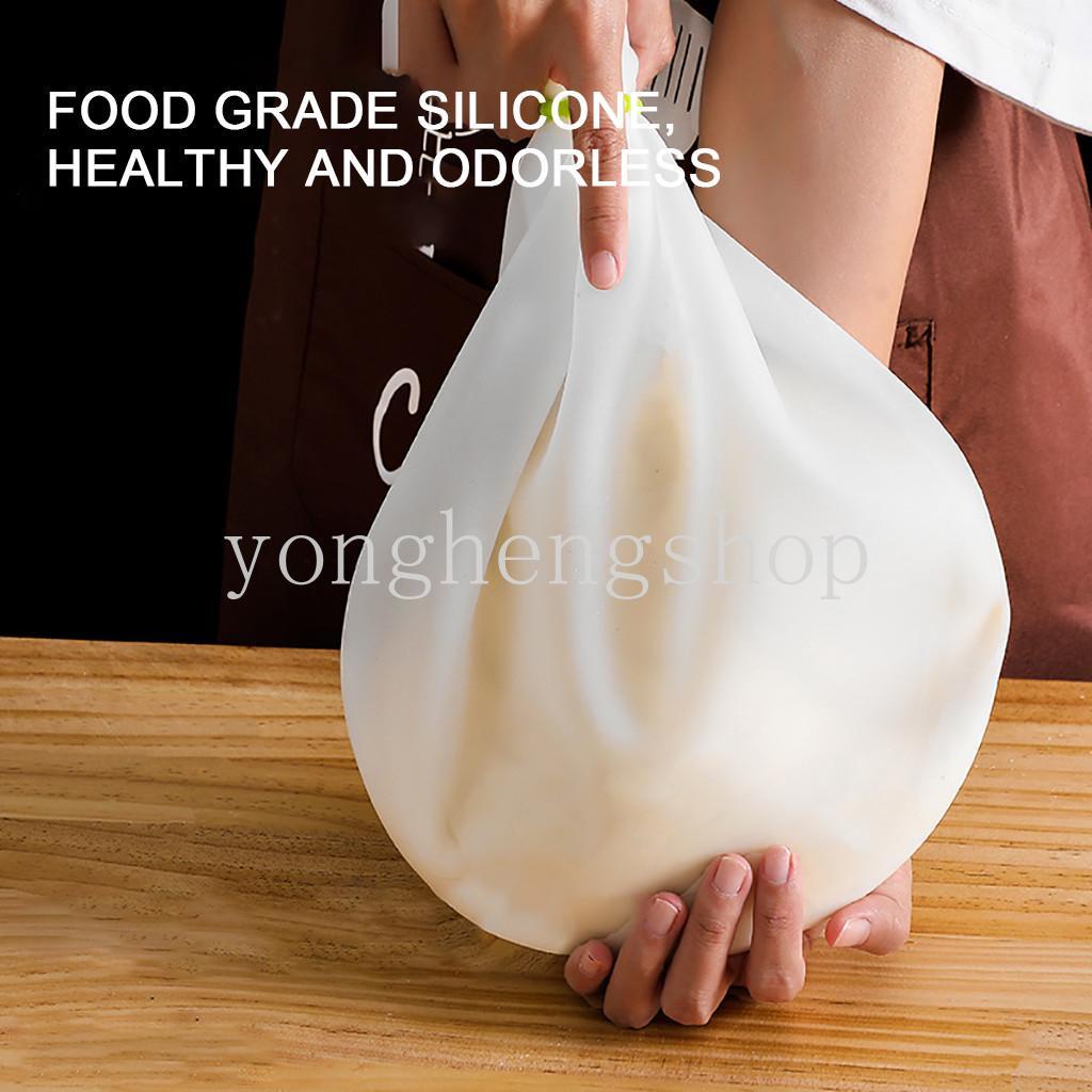 Non Stick Silicone Dough Bag Pastry Flour-mixing Bag Kneading Kantong Adonan Pengaduk Adonan Serbaguna Untuk Roti Dapur DIY Alat Baking Masak Gadget