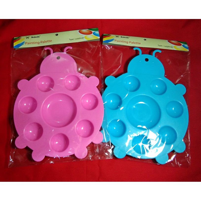 

Butterfly Palette Lukis Lady Bugs (Kumbang) - Pink / Biru ( IRRA STORE )