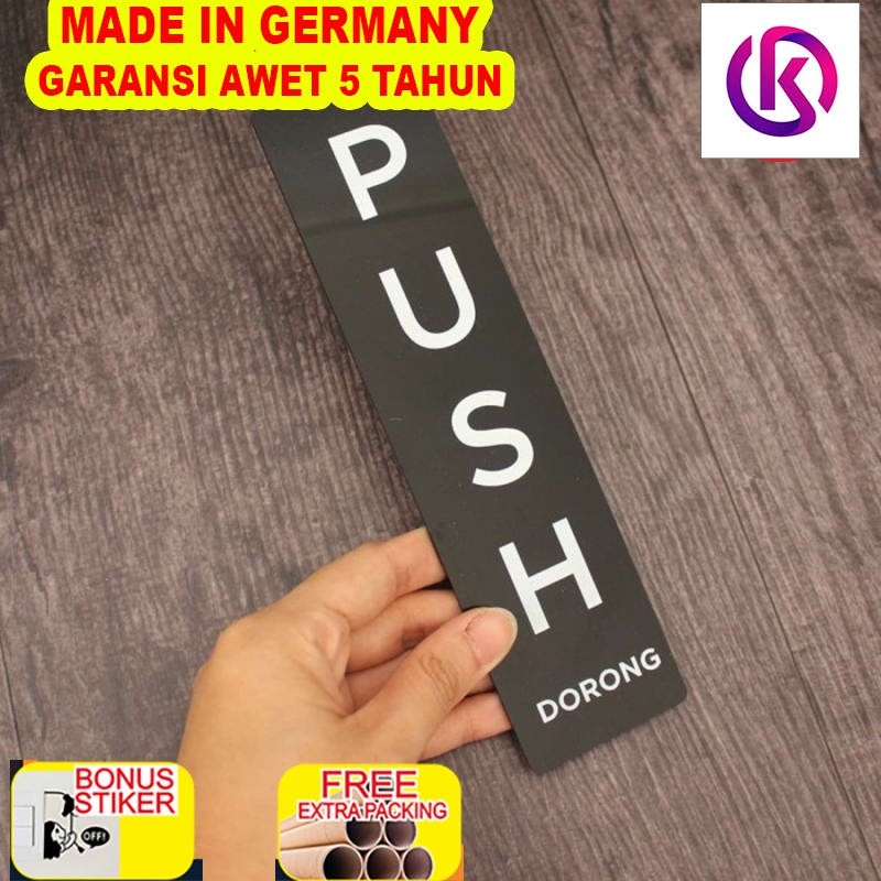 

Murah Sign Push Acrylic Printed / Sign Akrilik Push Dorong