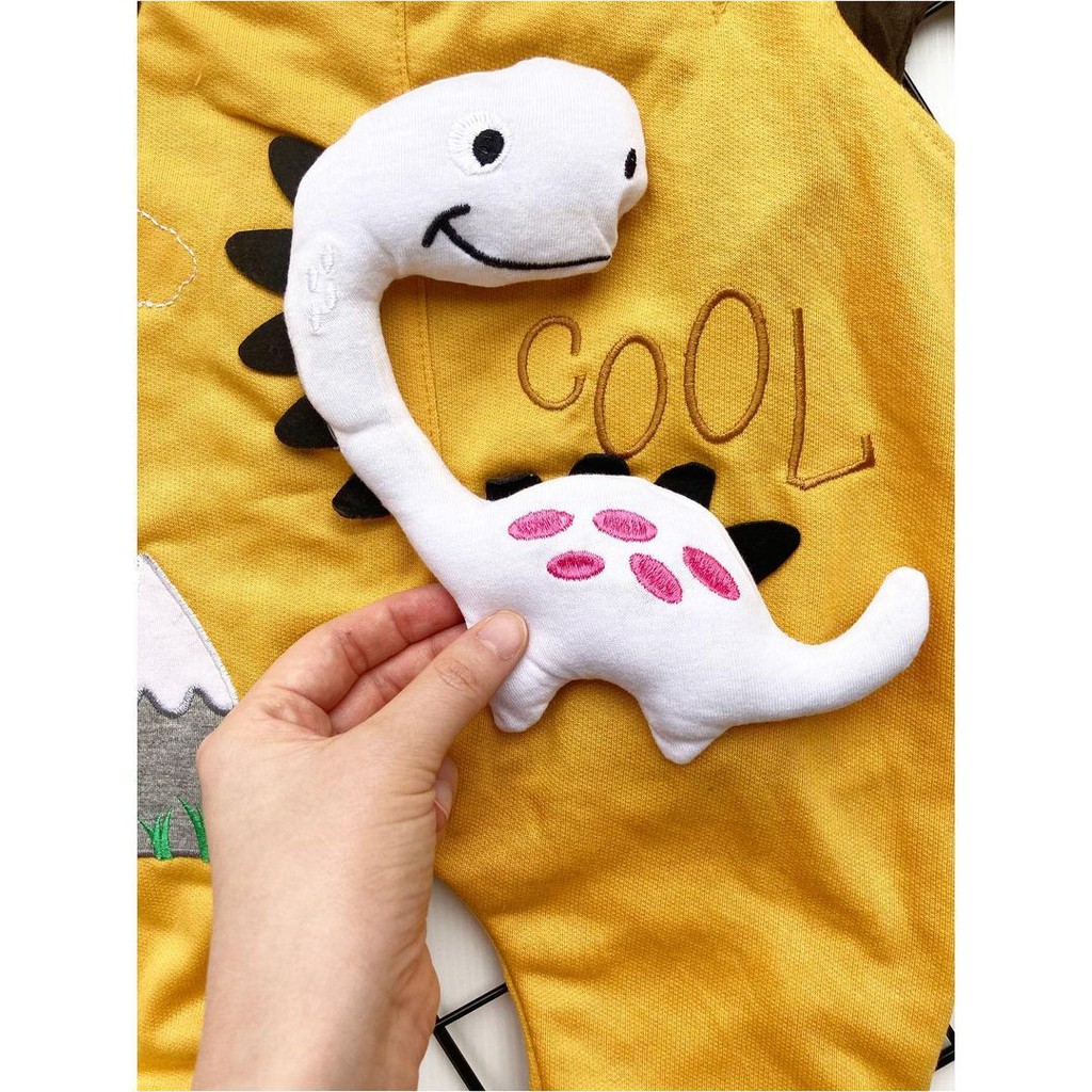 DOBY THE DINO tangan Baju Setelan Jumper Kaos Pergi Jalan Fashion Anak Bayi Cowok Laki Terlaris Lucu Murah TIMBER