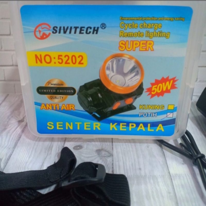 SENTER KEPALA 50 WATT 50W 50WATT 50 W AWET TERANG CAHAYA KUNING / PUTIH