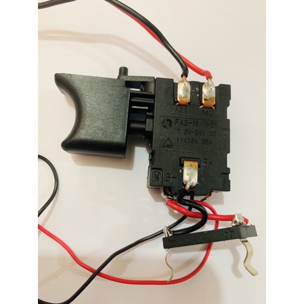 Saklar switch mesin bor baterai DC Cordless 12v 14v 16v 20v NRT RYU