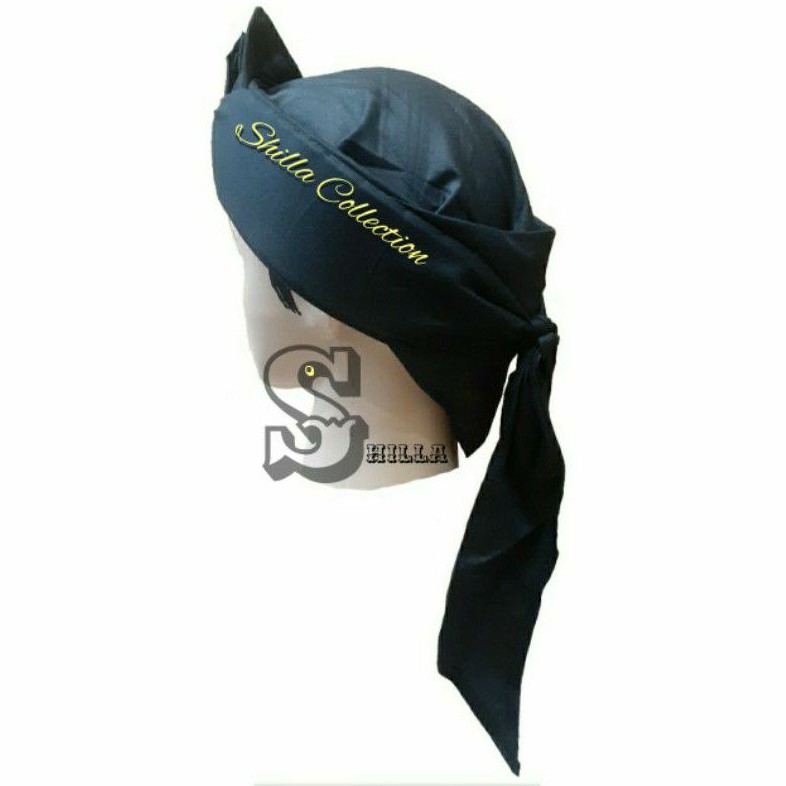 Iket Blangkon Sunda Hitam Polos Totopong Bendo Udeng Jawa