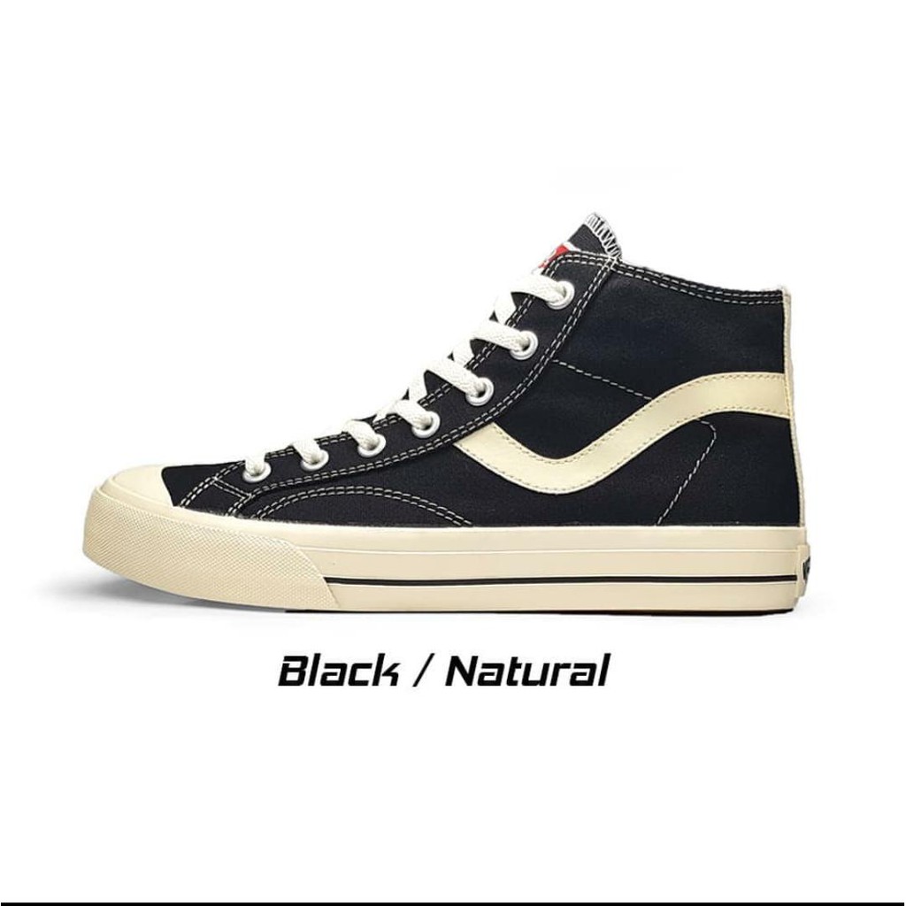 SEPATU VANTELA PUBLIC ORIGINAL HIGH BLACK NATURAL ORIGINAL