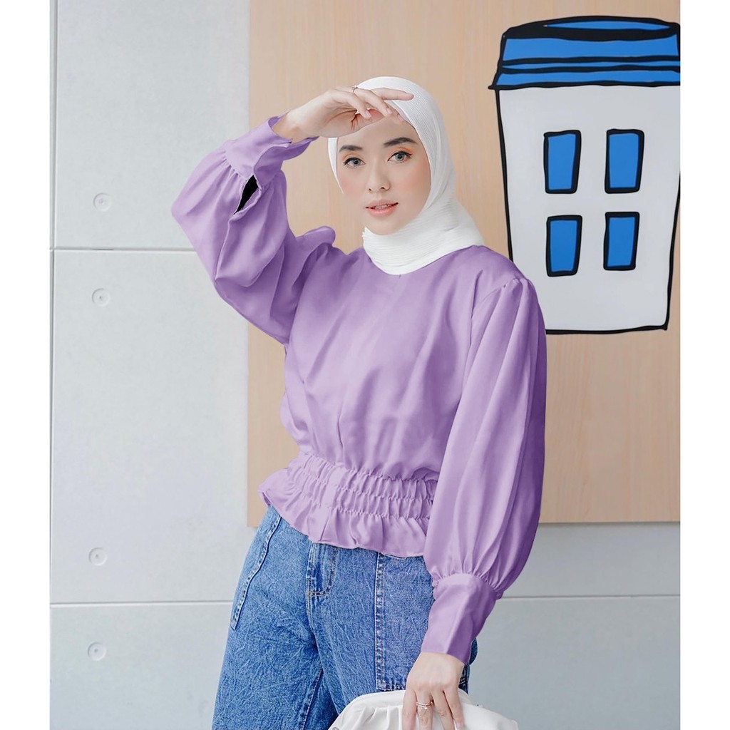 Octo Top Atasan Blouse Muslim Fashion Wanita Terlaris