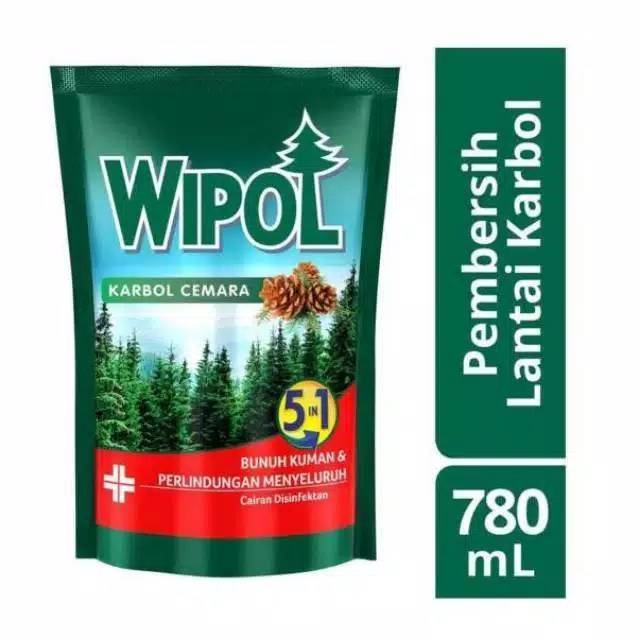 CAIRAN DISINFEKTAN WIPOL KARBOL Refill 800ml