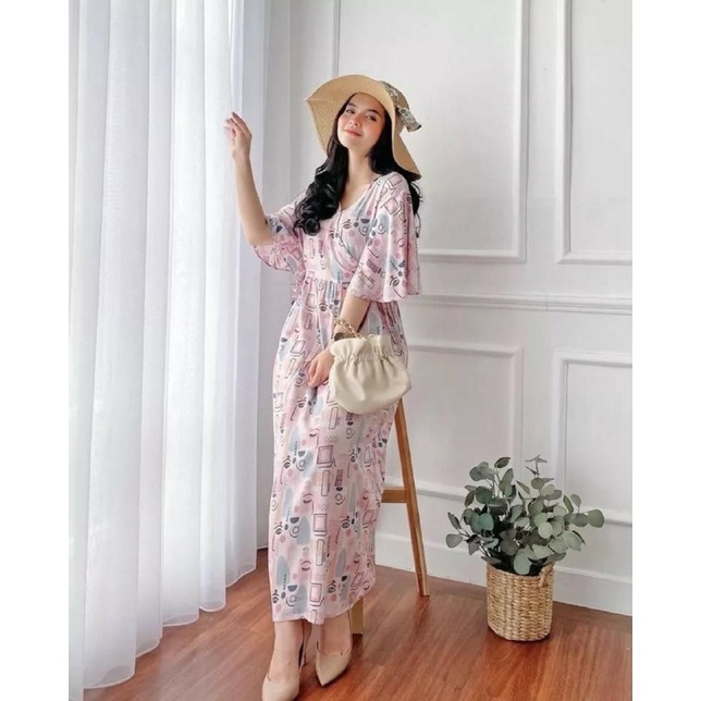 KAREEN DRESS HD.ID - DASTER KIMONO RAYON PANJANG SEMATA KAKI