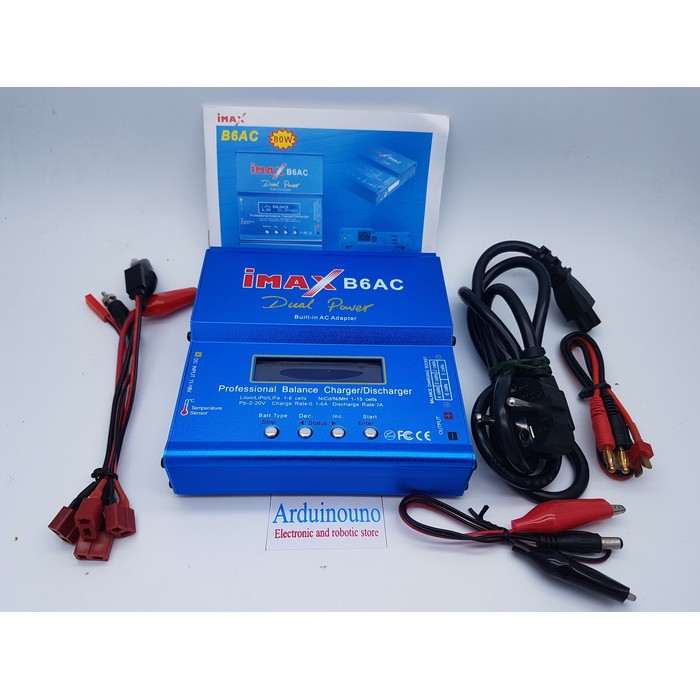 New iMAX B6AC Lipo NiMH 3S RC Battery Balance Charger T-PLUG