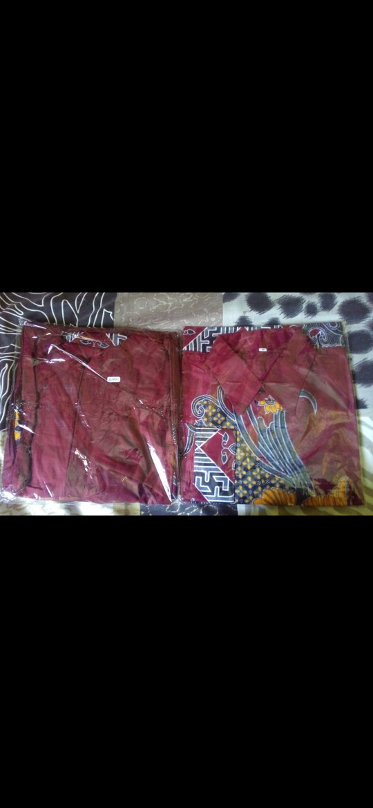 Maura Couple - Sania Ruffle Batik Couple Ori Ndoro Jowi Dnt Garansi