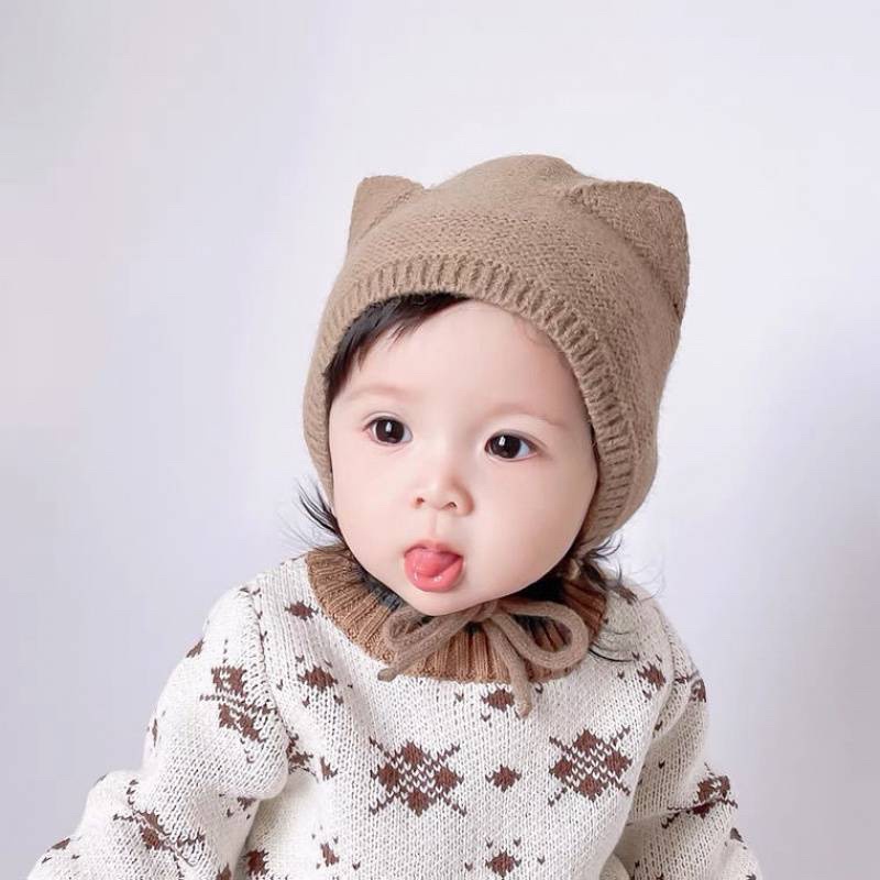 Cat bonet / bonet bayi kucing