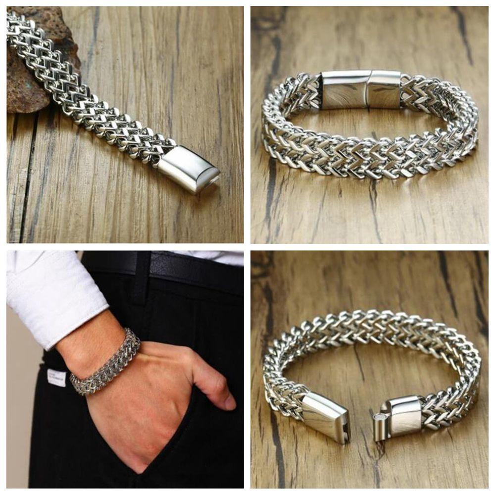 Suyo Link Rantai Gelang Pria Terbaru Link Chain Bangle