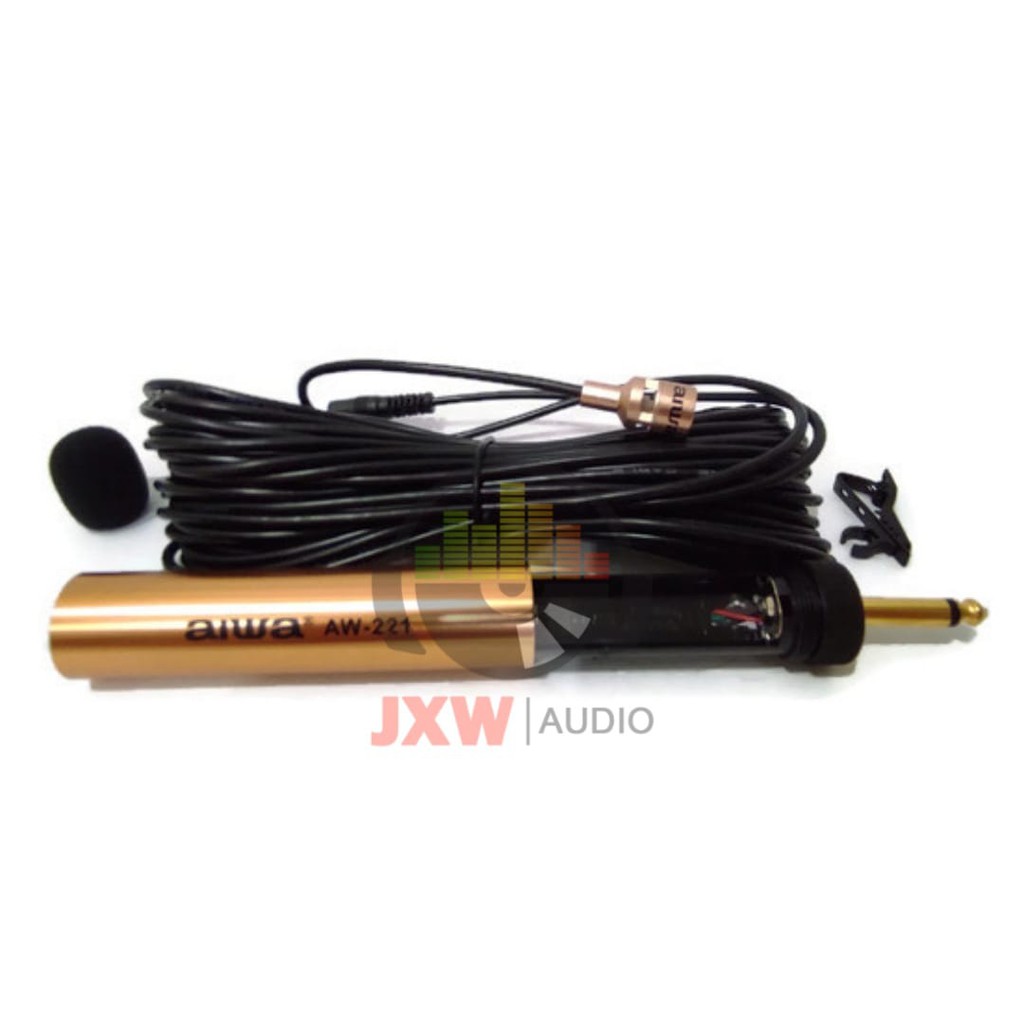 MIC JEPIT KABEL AIWA AW 221 / MICROPHONE AIWA KABEL AW-221 / MIC AIWA AW221