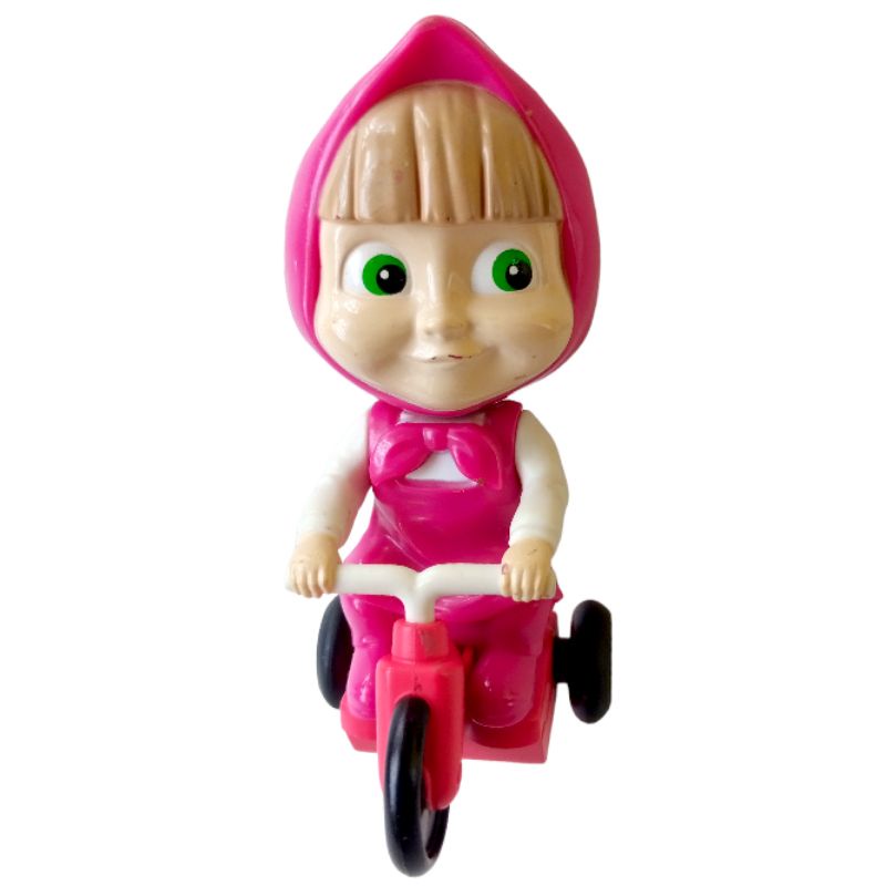 Mainan Figure Masha / Marsha Bike Sepeda Bekas