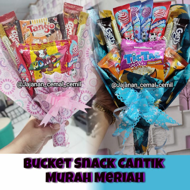 

Buket Snack Murah Meriah / Snack Ulang Tahun Murah / Bucket Snack Murmer