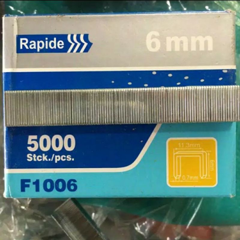 

Isi Staples Steples Tembak 6mm 5000 Pcs