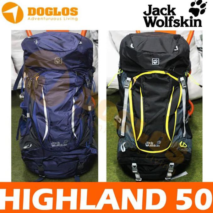 Tas Carrier JWS Jack Wolfskin Highland Trail XT 50 L Original ori