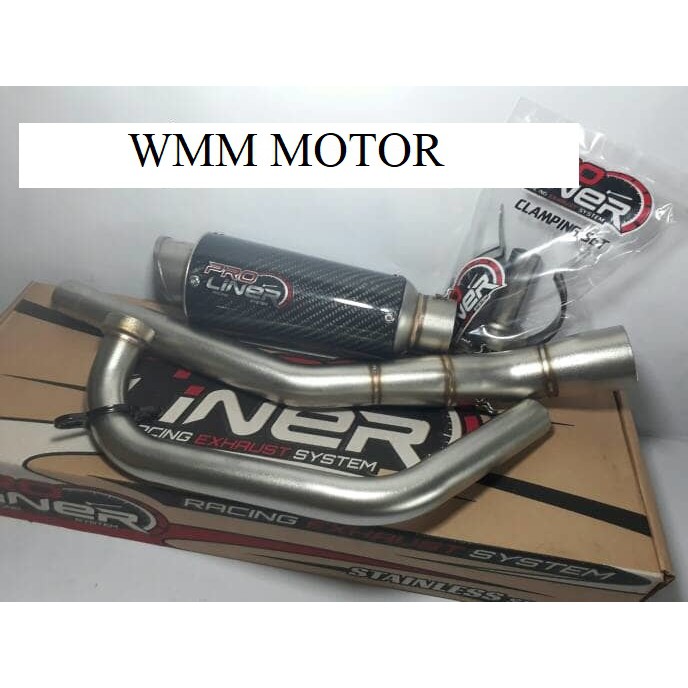 Knalpot Racing Set Carbon+baby killer Proliner Fu,Sonik