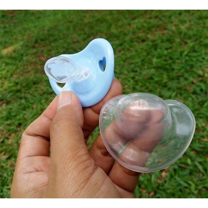 Empeng Bayi Huki 1 set isi 2 Baby Pacifier Baby Huki Orthodontic Soothers with Cover