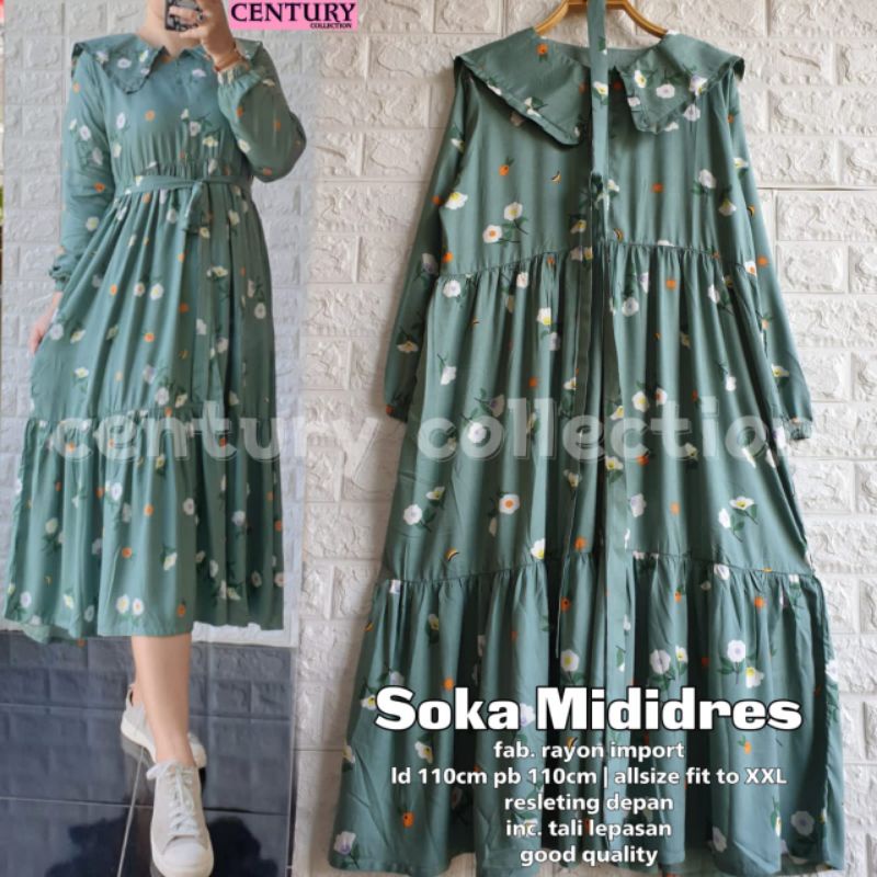 DRESS/SOKA MIDIDRES By CENTURY COLLECTION