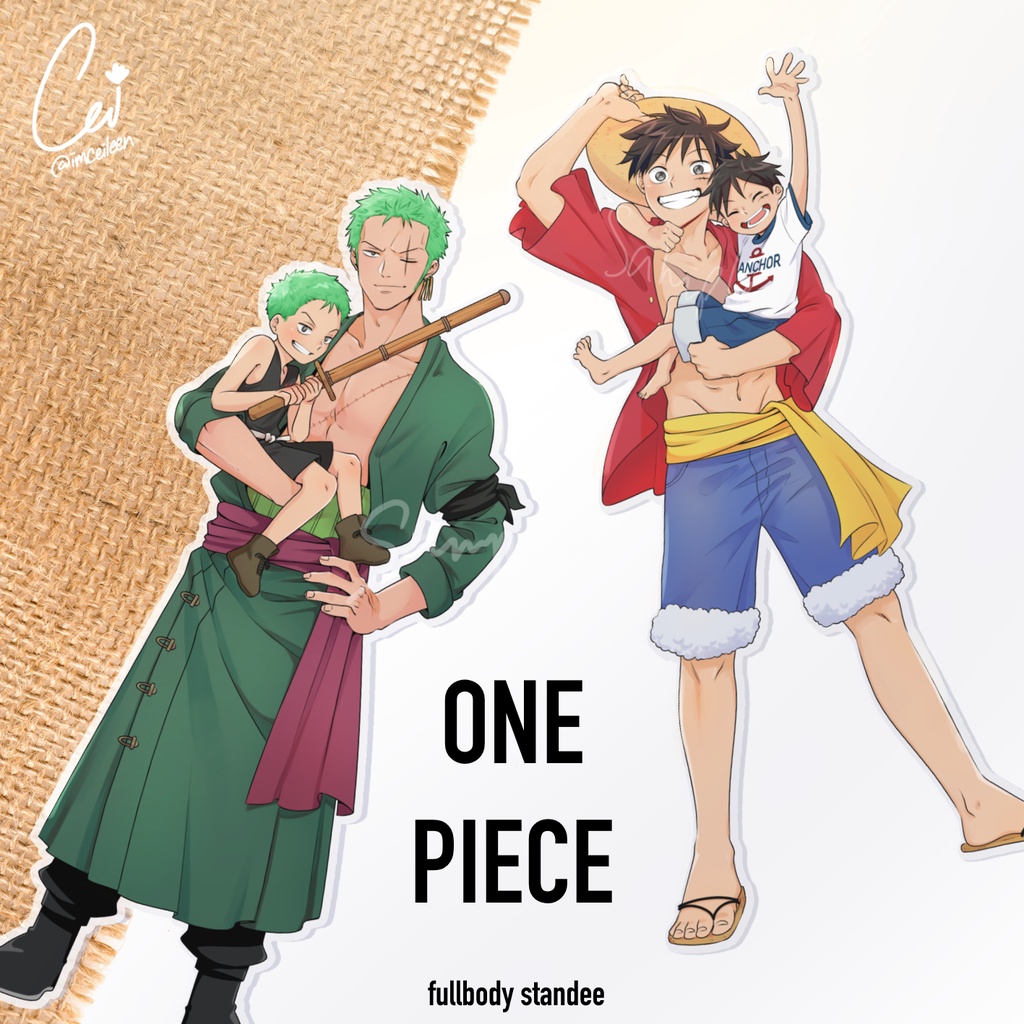 One Piece Luffy , Roronoa Zoro Acrylic Standee