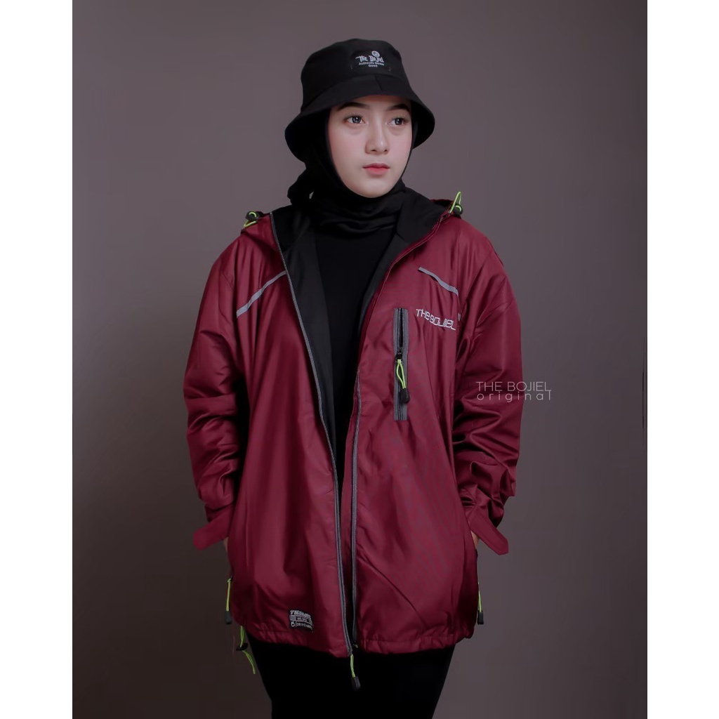 JAKET OUTDOOR PRIA WANITA - JAKETPARASUT - JAKET GUNUNG ADVENTURE HIKING CAMPING ORIGINAL THE BOJIEL