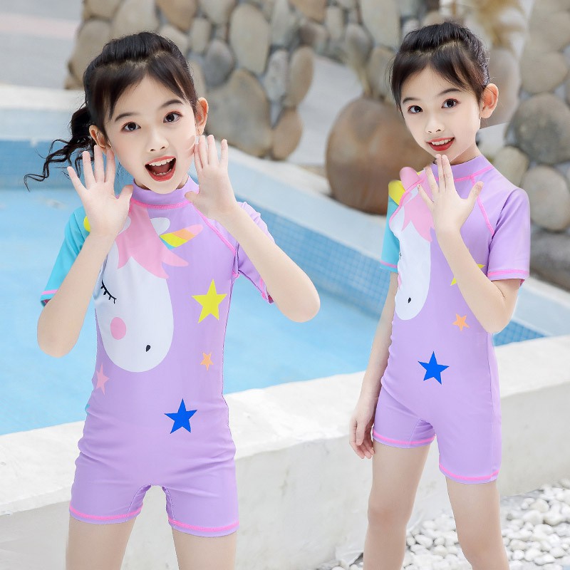 Baju Renang Anak Perempuan SwimSuit Unicorn