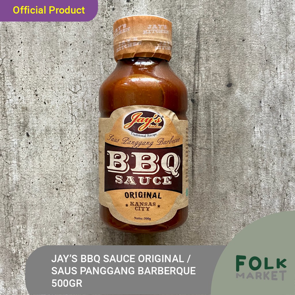 

JAY'S BBQ Sauce Original / JAYS Saus Panggang Barberque 500 gr