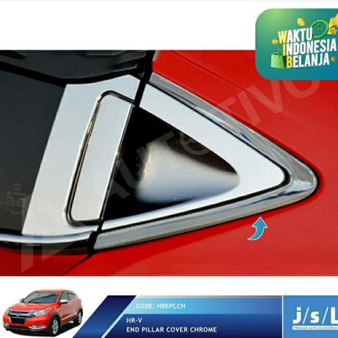 Honda BRV End Piller JSL/ Aksesoris mobil Chrome