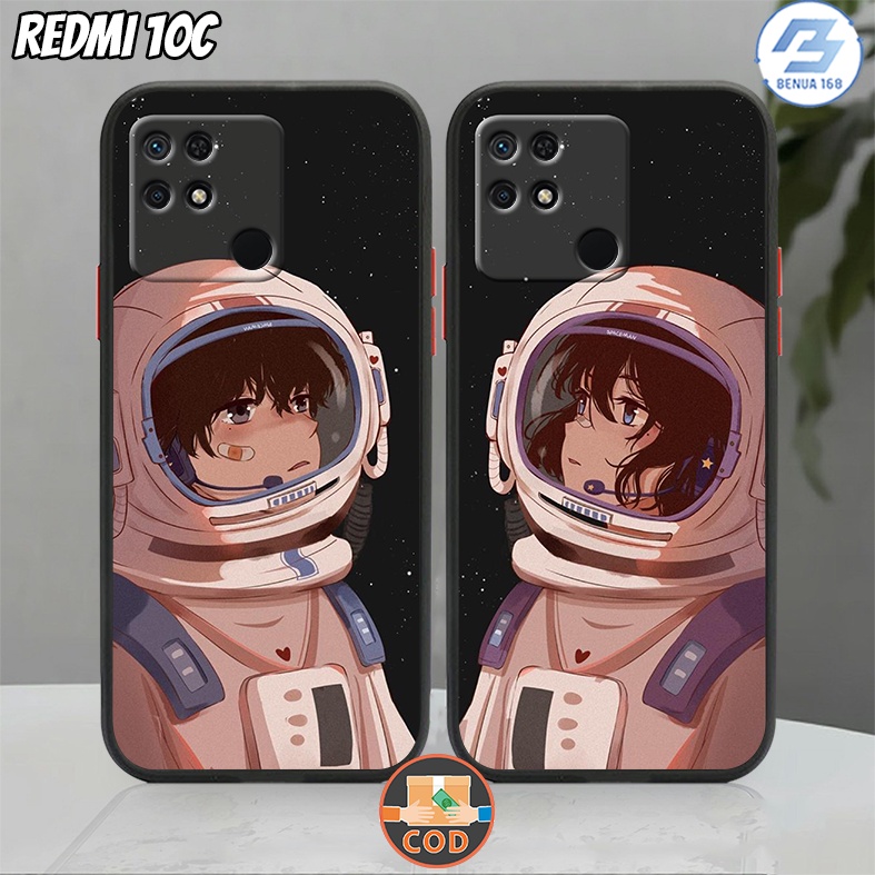 Benua Case - Case COUPLE Xiaomi Redmi 10C  - Case Hp Redmi 10C - Kesing Hp Redmi 10C - Casing Hp Red