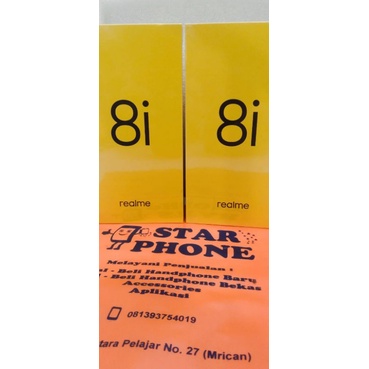 Realme 8i ram 4/64 dan 6/128