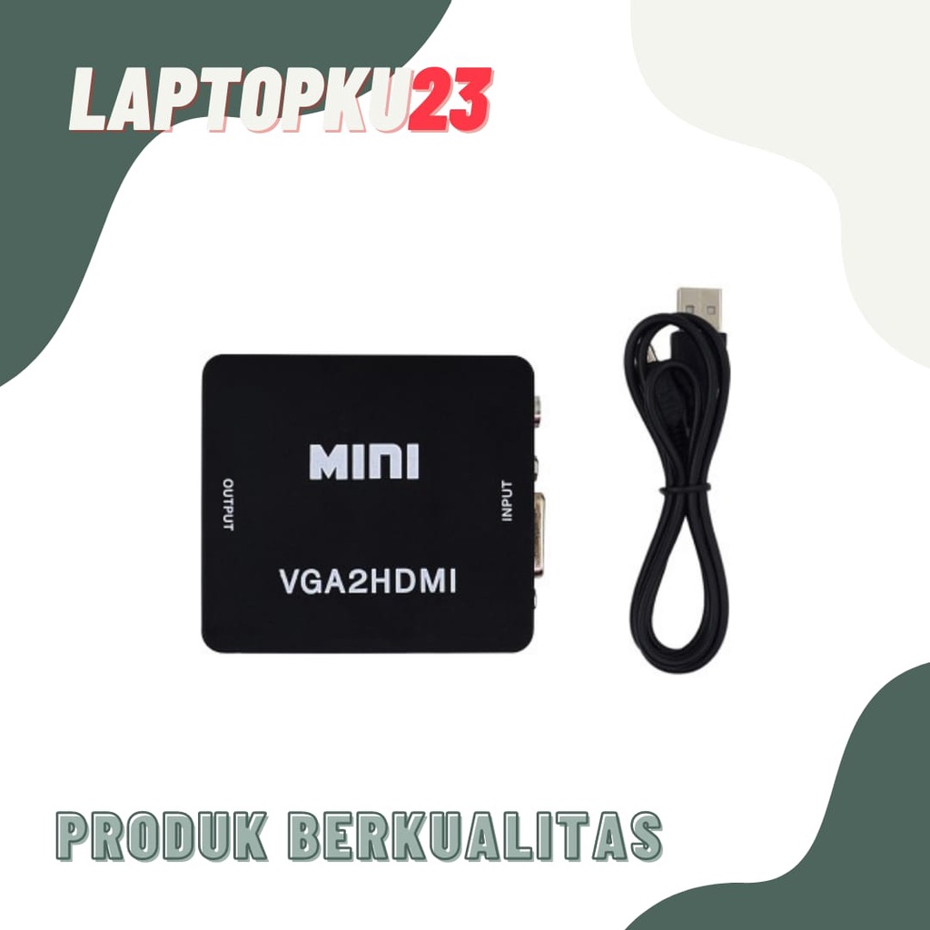 Mini VGA2HDMI HD Video Converter Box