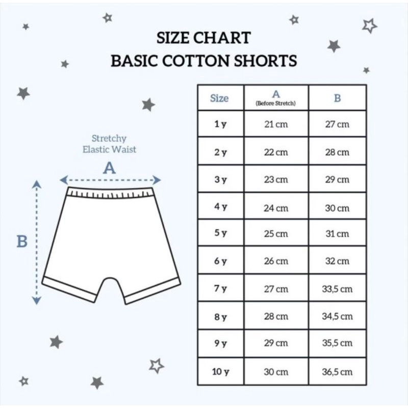 Little Palmerhaus Basic Cotton Shorts - Celana Pendek Bayi &amp; Anak