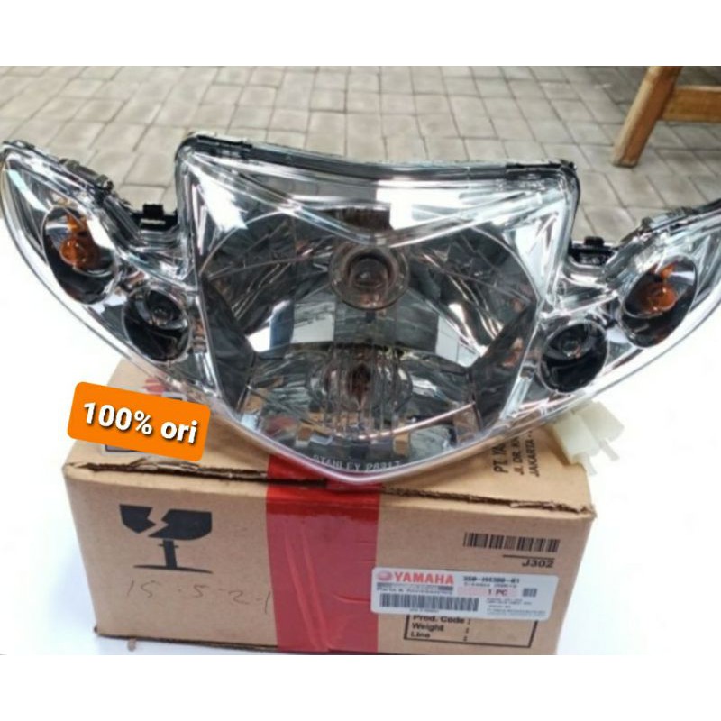 REFLEKTOR ASSY LAMPU DEPAN VEGA R NEW ASLI ORI YAMAHA 3S0 H4300 01