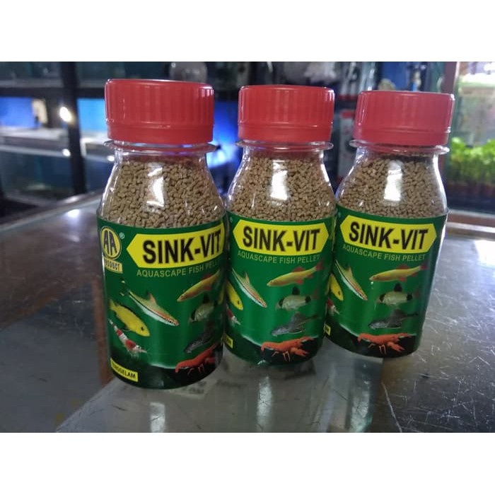 SINK VIT / SINKVIT PAKAN TENGGELAM IKAN UDANG HIAS AQUARIUM AQUASCAPE