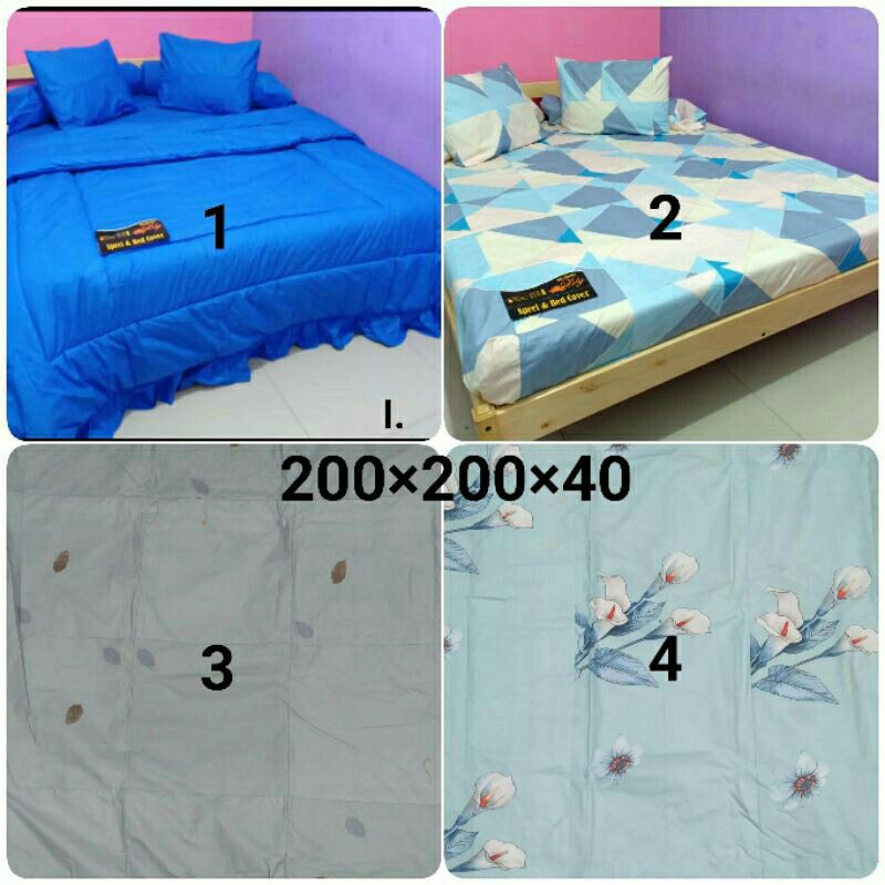 Sprei PERCA my love 200x200x40 extra king Tinggi 40 motif 2