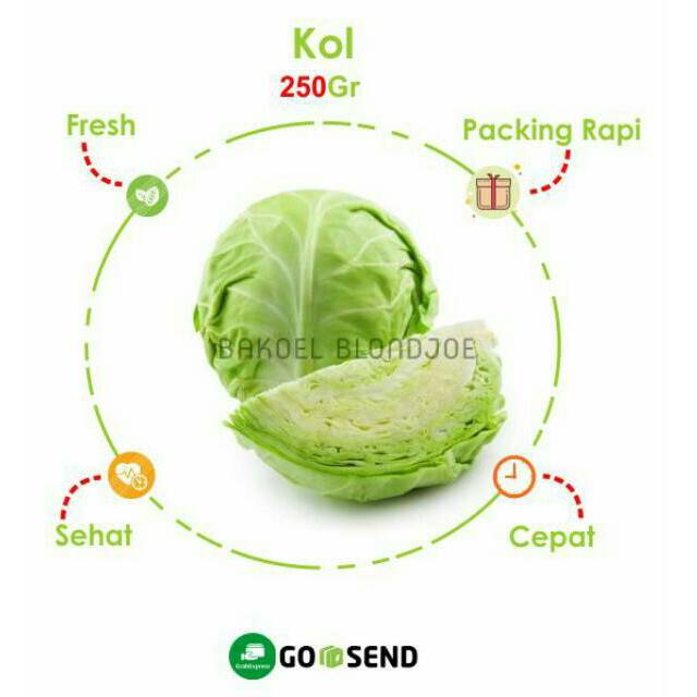 

KUBIS / GUBIS / CABBAGE / FRESH VEGETABLES / VEGETABLE / SAYUR SAYURAN SEGAR 250GRAM