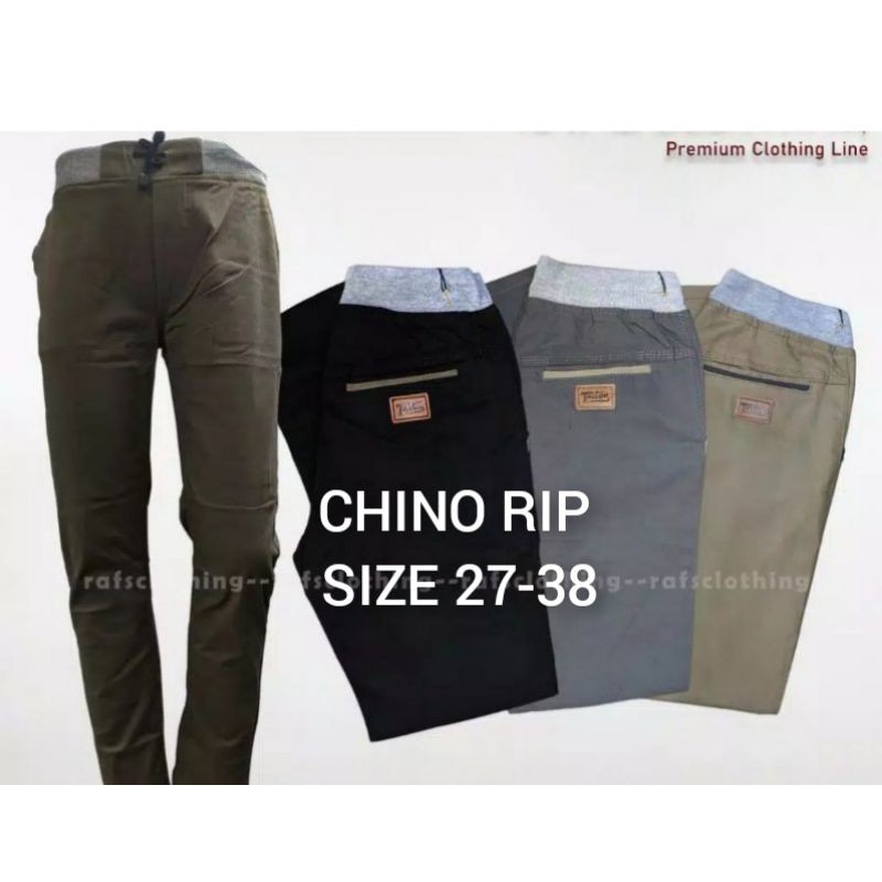 CELANA CHINO RIP | CELANA PANJANG PRIA | CELANA SLIM FIT | CELANA PRIA | 27-38