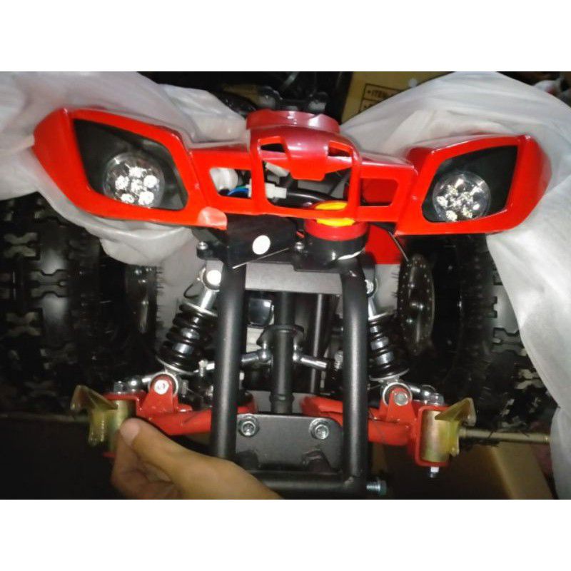 ATV DOUBLE STATER, STATER BISA PAKAI REMOT MESIN 50CC 2TAK -MOTOR ATV