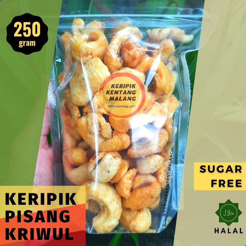 

Rambak Pisang Malang / Jajan Kiloan / Keripik Buah Malang - 250 gr