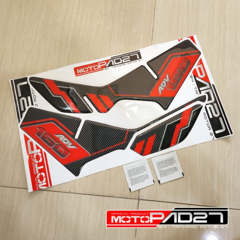 stiker sticker resin timbul side pad honda adv 160