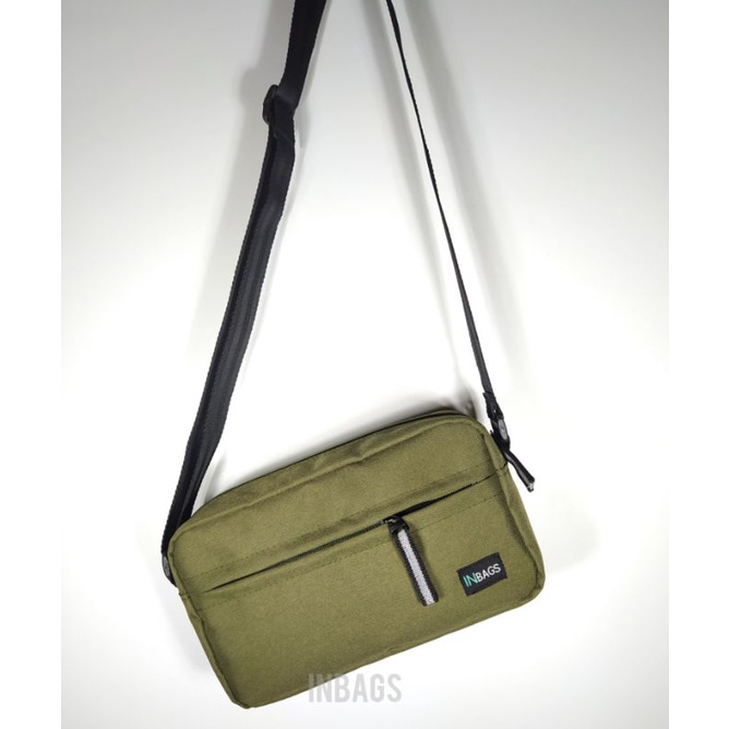 INBAGS SLING BAG MINIMALIS PRIA WANITA / TAS SELEMPANG PRIA WANITA