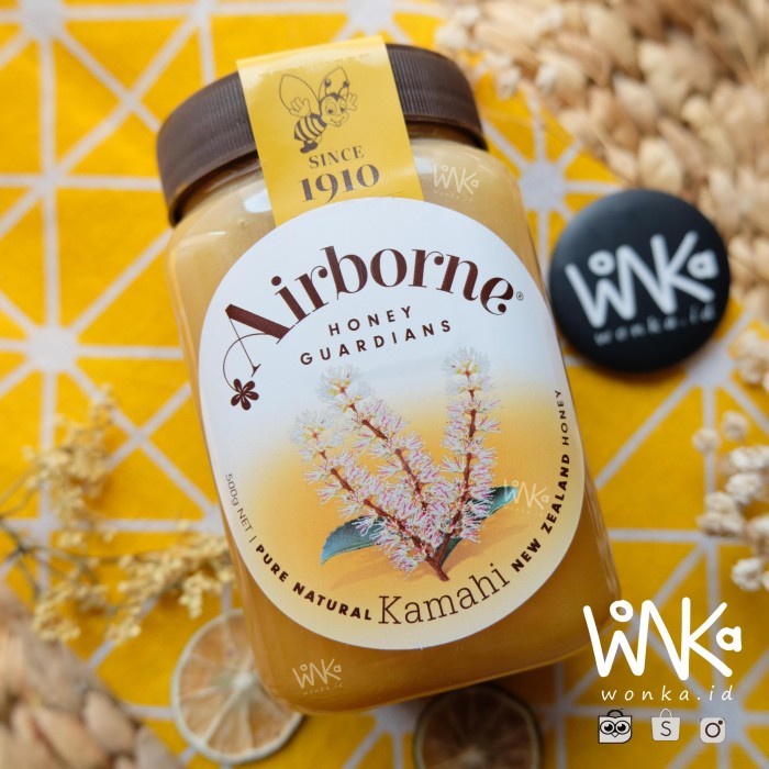 

(BISA COD) Airborne - Madu Kamahi 500gr - New Zealand Natural Honey Since 1910