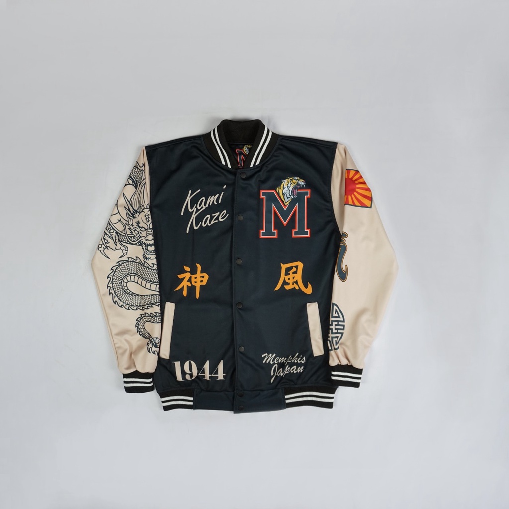 LENS/JAKET BOMBER PRIA/JAKET BOMBER BISBOL/ BASEBALL/ BOMBER SUKAJAN/JAKET BOMBER MURAYAMA/MURAYAMA/HIGH AND LOW/ JAKET ORIGINAL JEPANG/ JAKET KASUAL-4